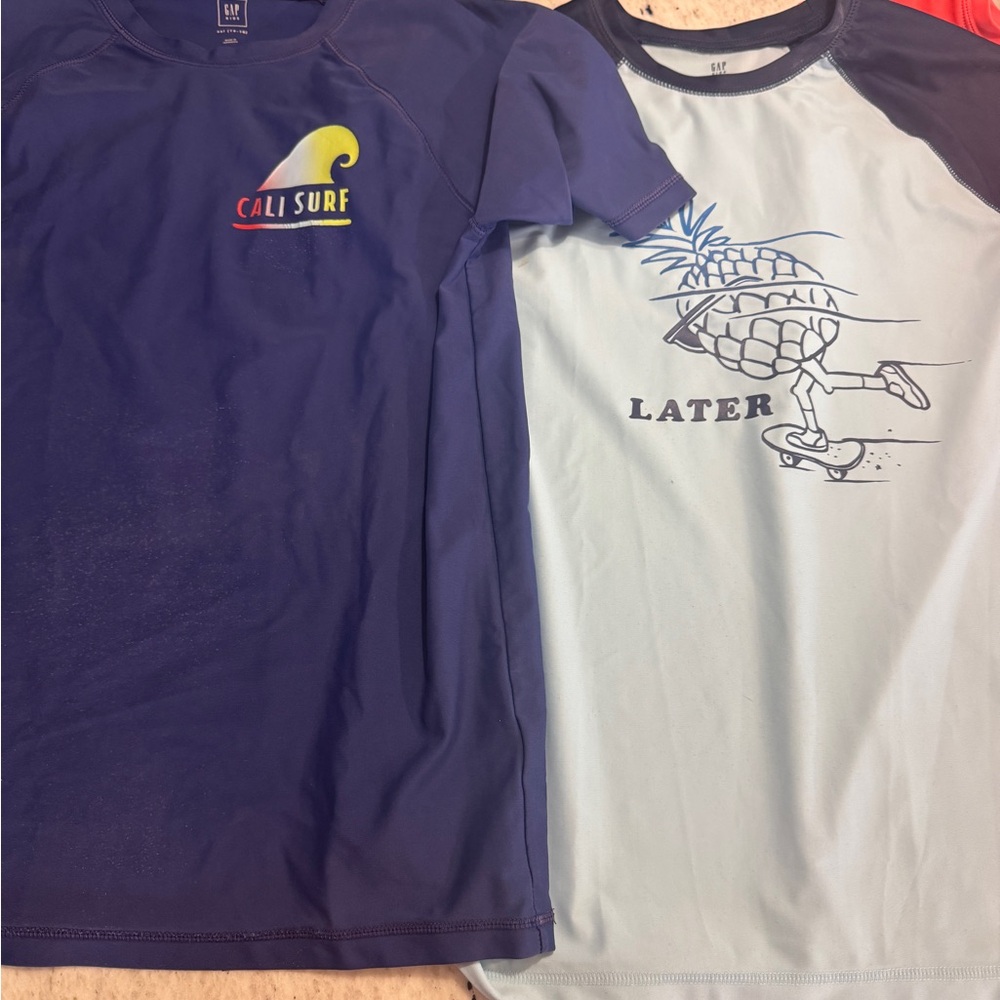 Gap Boys Swim Shirts XXL LOT